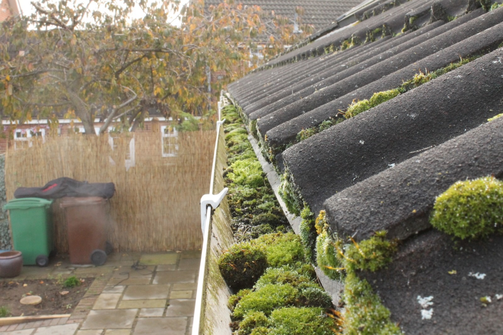 Gutter Cleaning Swindon Before